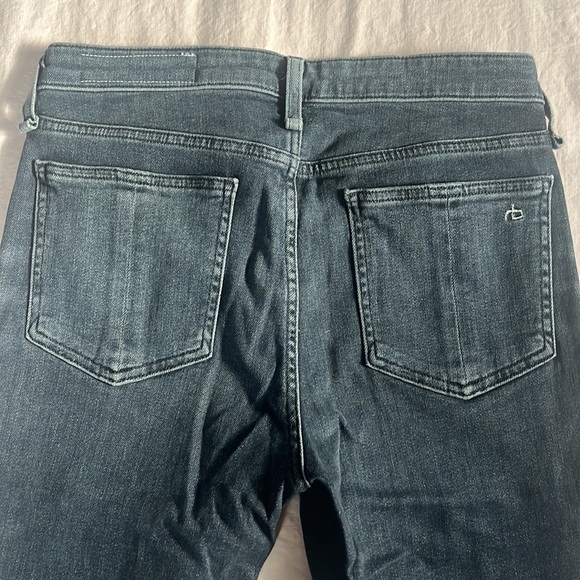 RAG & BONE Cate Mid-Rise Ankle Skinny with Side Zipper in “Abbey Road” - Picture 8 of 14